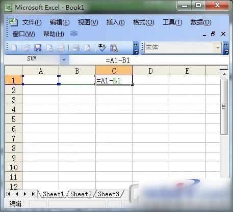 Excel表格自动求差函数公式方法步骤教程