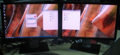 Windows7 系统如何设置两个显示器?