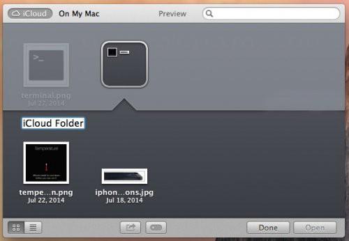 如何在OS X Mavericks系统用iCloud File Browser建立文件夹?