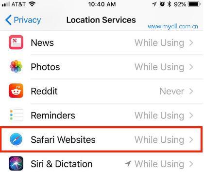 Safari浏览器隐私设置在哪里