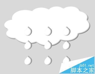 wps怎么制作下雨的云朵动画效果?