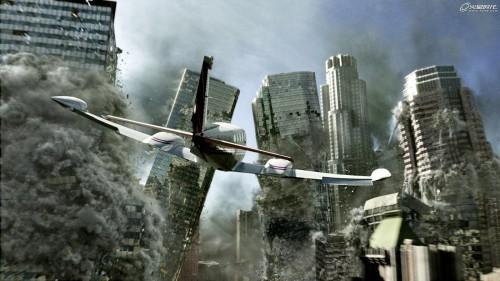 AE打造被飞弹袭击的城市