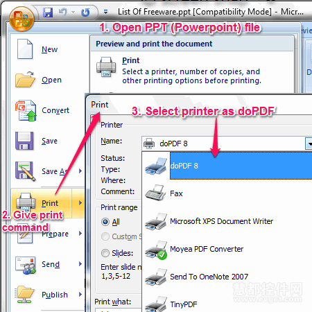 将PowerPoint转换成PDF的九款免费软件(附下载)