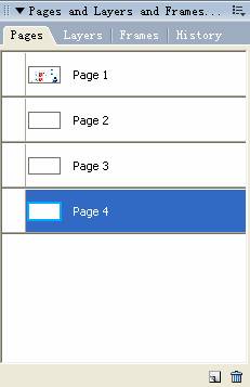 使用Pages(页面)面板制作网页