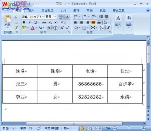 如何在Word2007中制作双线表格的详细图文步骤