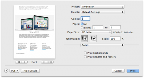 Mac怎么打印文件