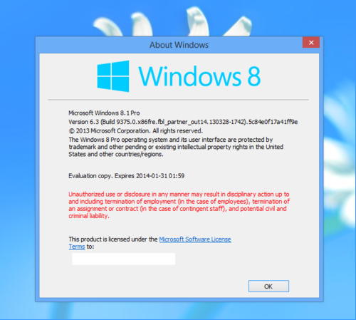 Windows Blue正式名或为Windows 8.1