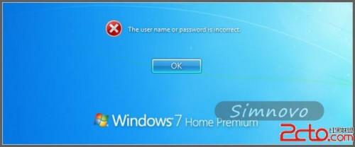 重置修改已忘记的Windows 7登录密码方法教程
