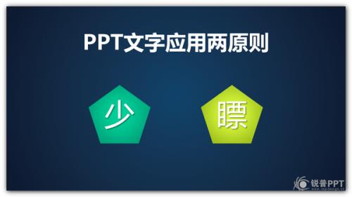 PPT设计中文字精简规则和技巧
