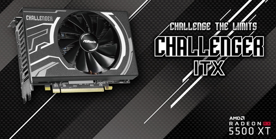 AMD 7nm的第一次！华擎发布ITX刀卡版RX 5500 XT