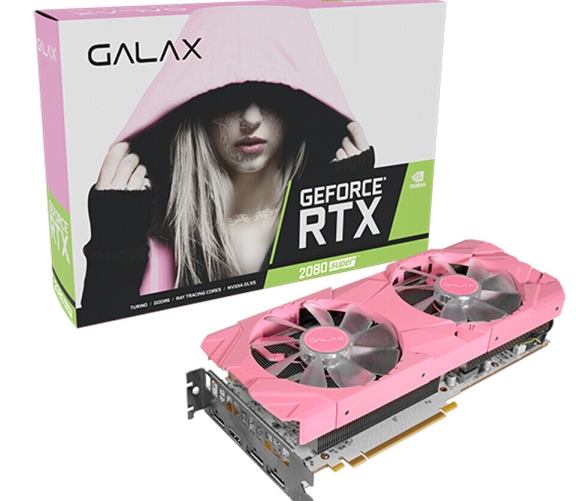 女神DIY必备 影驰推粉红RTX 2080 Super：100%少女心