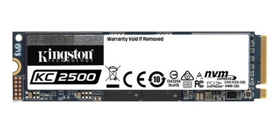 为高性能而生：金士顿KC2500 NVMe系列固态硬盘正式开售