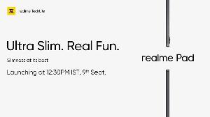 realme pad将在9月9日在印度发布，主打超薄机身