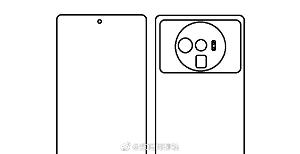 小米12Ultra外观手绘图透漏，正面采用居中打孔，后摄神似奥利奥