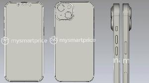 iPhone14机型CAD渲染图曝光，刘海没有变化