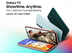 三星将于6月22日发布Galaxy F13，将于印度推出