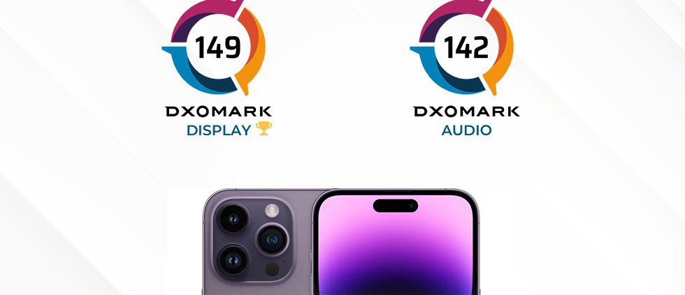 DXOMARK iPhone 14 Pro Max屏幕和音频分数发布：屏幕总分149、音频总分142