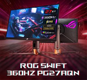 华硕 PG27AQN 显示器上架 2K 360Hz 的超高规格 搭载英伟达G-Sync 模块