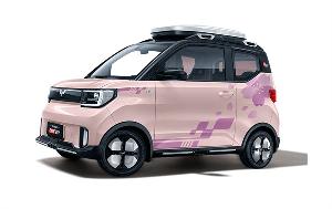 五菱宏光 MINIEV GAMEBOY 的青柠苏打、落樱缤纷两款新颜色车型开始交付