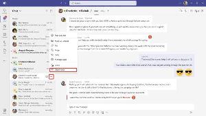 Microsoft 365中新增了功能：支持在桌面端或移动端Microsoft Teams中删除个人/群组聊天对话