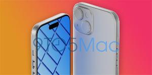 iPhone 15 的 3D CAD渲染图：6.2 英寸屏+USB-Type C 端口