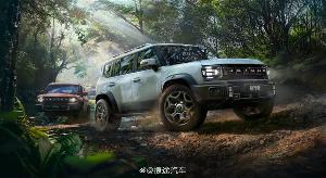 “硬派”SUV旅行者的官图发布，前保时捷设计总监操刀，采用复古风格，整体方盒子造型