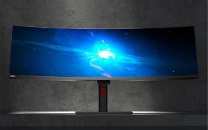 联想上架 49 英寸的超宽曲面显示器 ThinkVision P49w