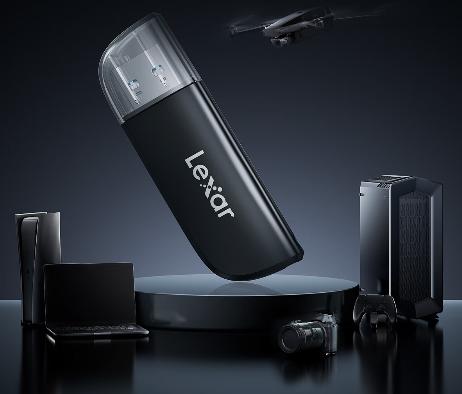 雷克沙 TF / SD 二合一高速读卡器 RW300 开启预售，到手 19.9 元