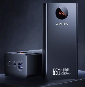 罗马仕推出 40000 毫安时屏显移动电源，到手价 239 元