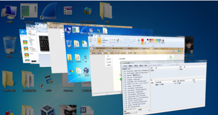 windows7中如何利用快捷键进行多程序窗口间切换？