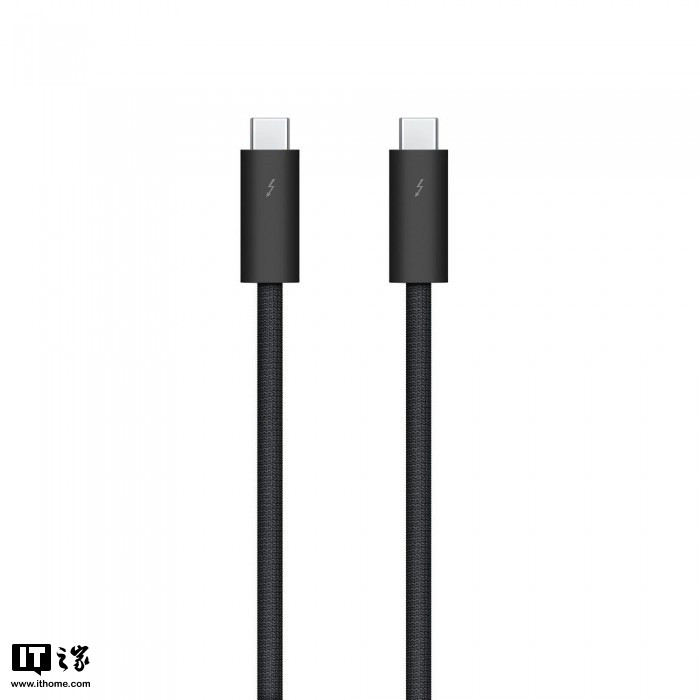 苹果官网上架雷雳 3 Pro USB-C 连接线：编织设计，售价 949 元