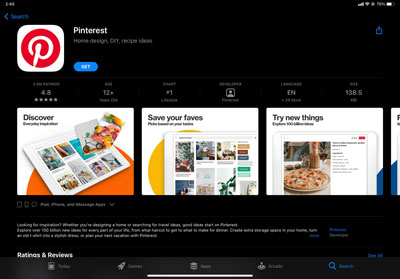 iOS 14 小部件让图片应用 Pinterest 下载量激增