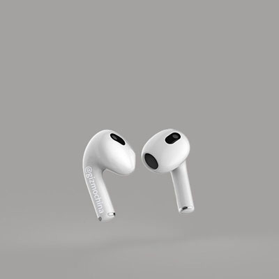 AirPods 3透视图曝光，入耳式设计，不支持降噪