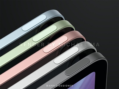 苹果 iPad mini6 染图：新增五种配色，A14处理器成最大亮点
