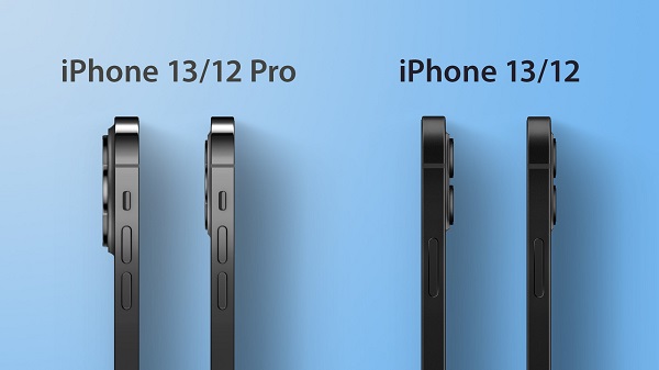 苹果 iPhone 13 示意图曝光：机身比 iPhone 12 更厚，相机模块更大