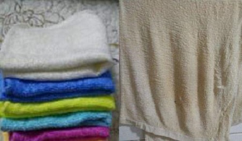 有些毛巾用了一段时间后，会变得又黄又硬，是因为