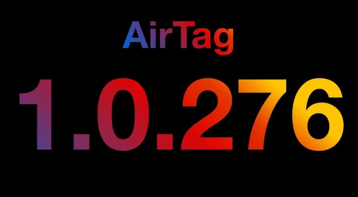 AirTag 1A276D固件更新，缩短反追踪警告时间至8