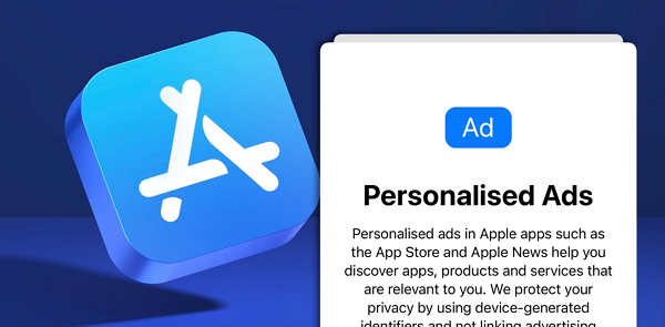 iOS15新增提示，将会询问用户是否要在第一方应用中使用个性化广告