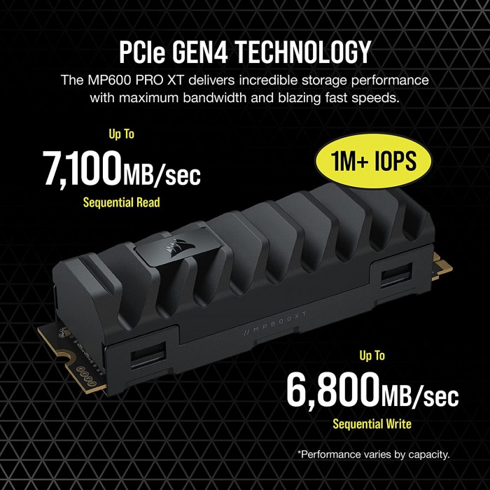 海盗船推出MP600 PRO XT系列PCIe 4.0 SSD