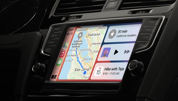苹果正在开发Carplay功能，为提升对汽车核心功能的控制