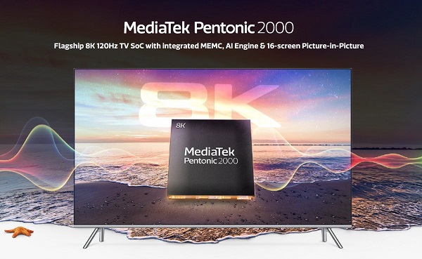 联发科推出Pentonic 2000芯片，拉开Pentonic智能电视系列处理器帷幕