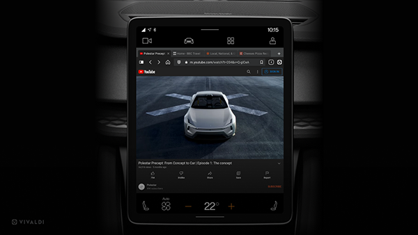 谷歌为Android Automotive车载系统加入内置浏览器：不是 Chrome