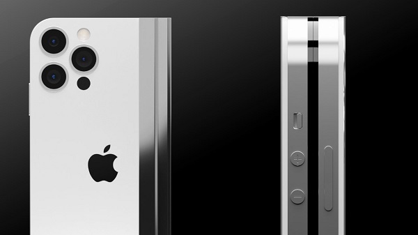 外媒发布苹果折叠屏手机渲染图：仅供参考