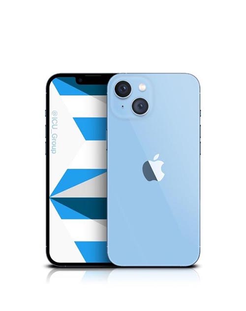 iPhone 14 Max新机概念图曝光：小刘海+后置双摄、天蓝色