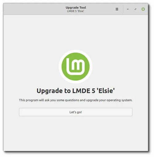 LinuxMint新升级工具：允许LMDE4的用户升级到LMDE5