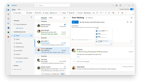 微软新版Outlook客户端预览版发布