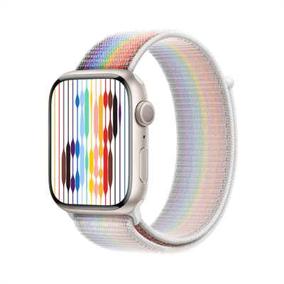 苹果 Apple Watch 全新表盘“彩虹线条”上线