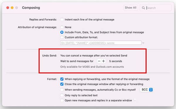 macOS端Outlook更新：终于获得“撤销发送”功能