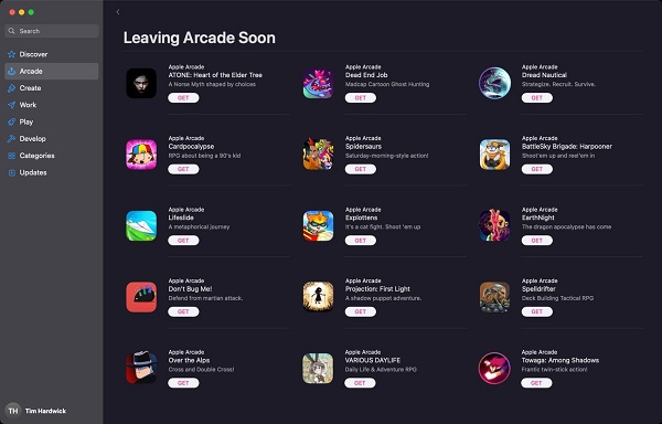 与开发商的合同结束！首批Apple Arcade游戏被下架