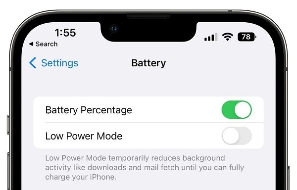 iOS 16 Beta 5支持电池百分比显示，但机型有限